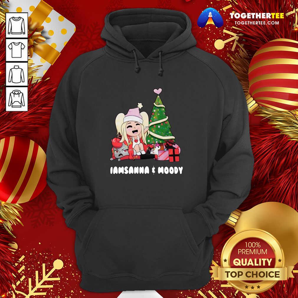 I Am Sanna And Moody Christmas Hoodie - Design By Togethertee.com I Am Sanna And Moody Christmas Hoodie - Design By Togethertee.com