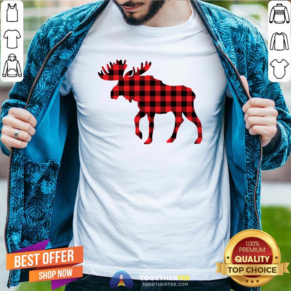 Premium Plaid Reindeer Moose Shirt Premium Plaid Reindeer Moose Shirt - Design By Togethertee.com