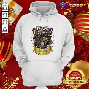 2020 Nba Champions Los Angeles Lakers 17 Champs Cartoon Hoodie - Design By Togethertee.com