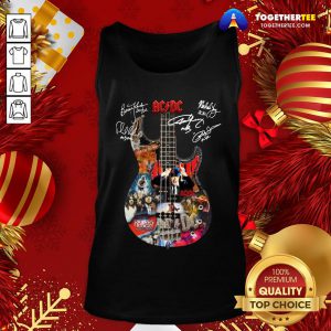 Pretty AC DC Guitar All Signature Tank Top - Design By Togethertee.com