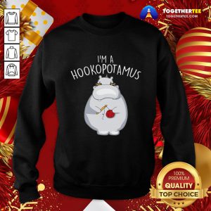 Pretty I’m A Hookopotamus Crochet Sweatshirt - Design By Togethertee.com
