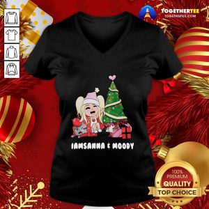Pretty Sanna Iamsanna E Moody Christmas Sweat V-neck - Design By Togethertee.com