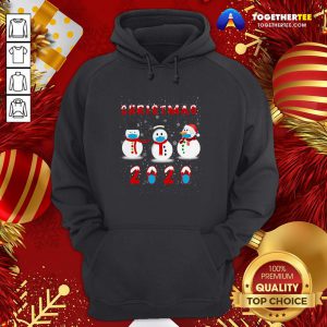 Pretty Snowman Face Make Christmas 2020 Hoodie - Design By Togethertee.com