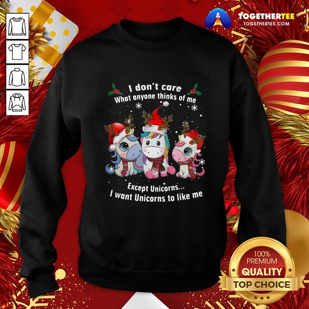 Pretty Unicorn Reindeer I Don’t Care What Anyone Thinks Of Me Except Unicorns Merry Christmas Sweatshirt - Design By Togethertee.com Pretty Unicorn Reindeer I Don’t Care What Anyone Thinks Of Me Except Unicorns Merry Christmas Sweatshirt - Design By Togethertee.com