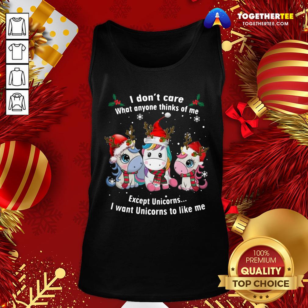 Pretty Unicorn Reindeer I Don’t Care What Anyone Thinks Of Me Except Unicorns Merry Christmas Tank Top - Design By Togethertee.com Pretty Unicorn Reindeer I Don’t Care What Anyone Thinks Of Me Except Unicorns Merry Christmas Tank Top - Design By Togethertee.com