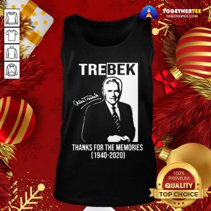 Top Alex Trebek Signature Thanks For The Memories 1940 2020 Tank Top - Design By Togethertee.com