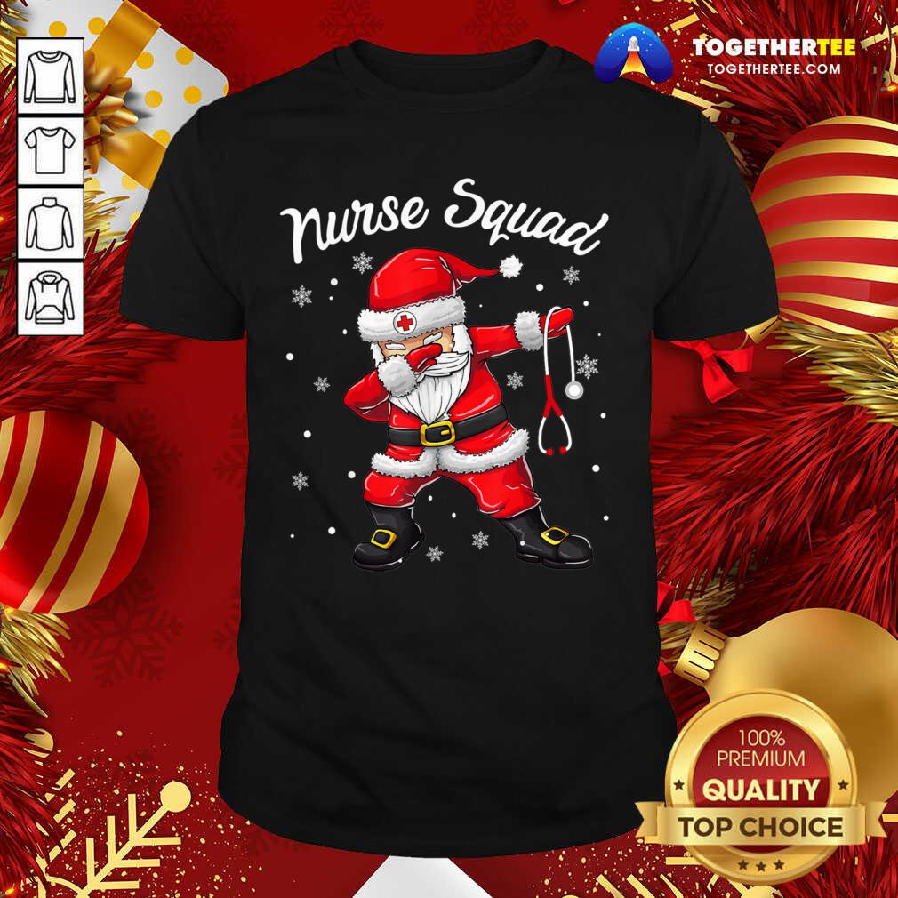 Awesome Dabbing Santa Scrubs Nurse Squad Shirt Dabbing Santa Scrubs Nurse Squad Shirt - Design By Togethertee.com