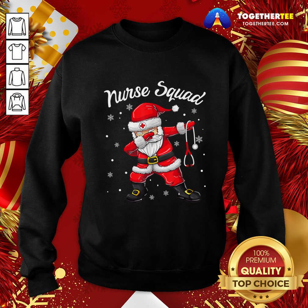 Dabbing Santa Scrubs Nurse Squad Sweatshirt - Design By Togethertee.com Dabbing Santa Scrubs Nurse Squad Sweatshirt - Design By Togethertee.com