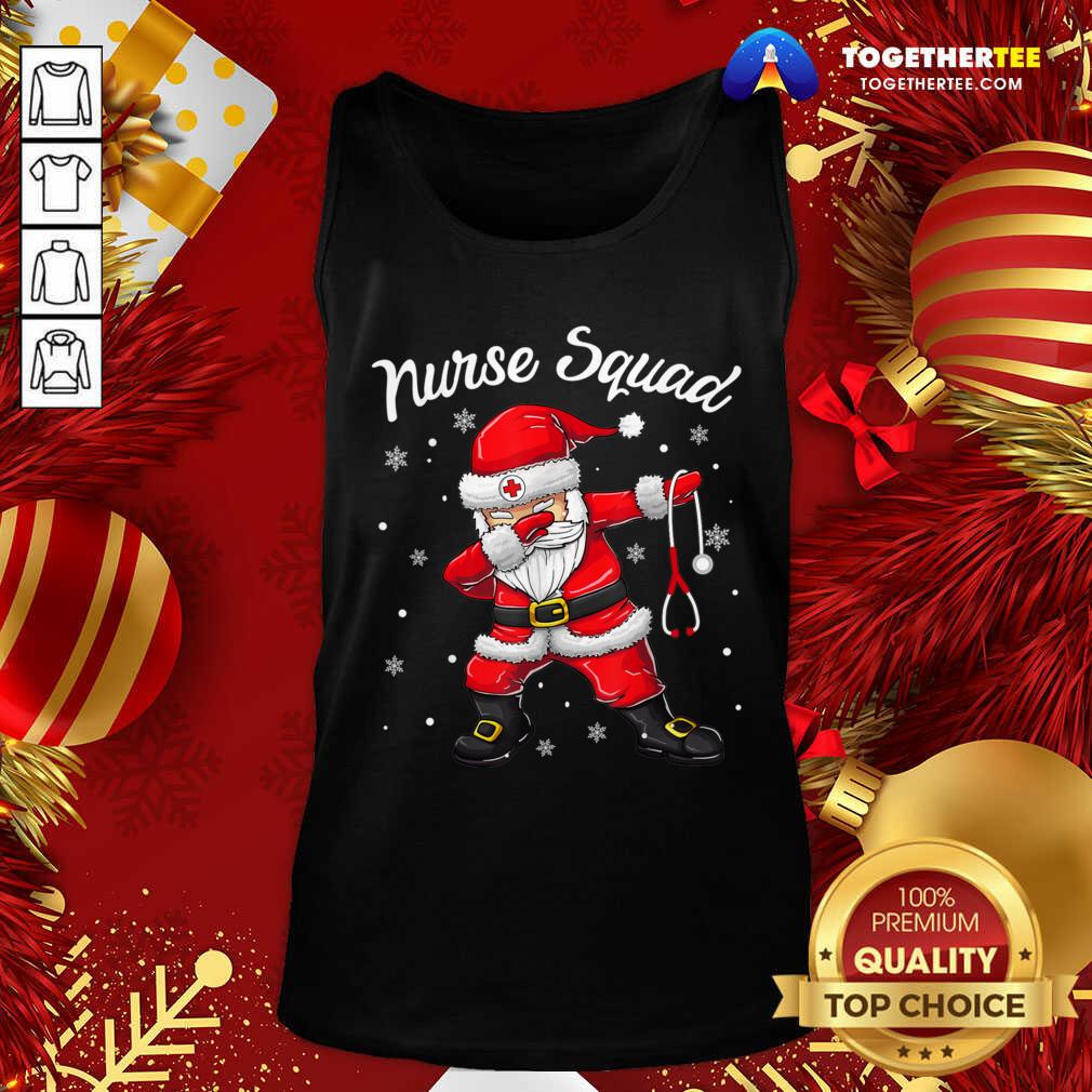 Dabbing Santa Scrubs Nurse Squad Tank Top - Design By Togethertee.com Dabbing Santa Scrubs Nurse Squad Tank Top - Design By Togethertee.com