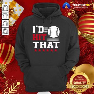 I’d Hit That Great Baseball Batter Pitcher Hoodie - Design By Togethertee.com