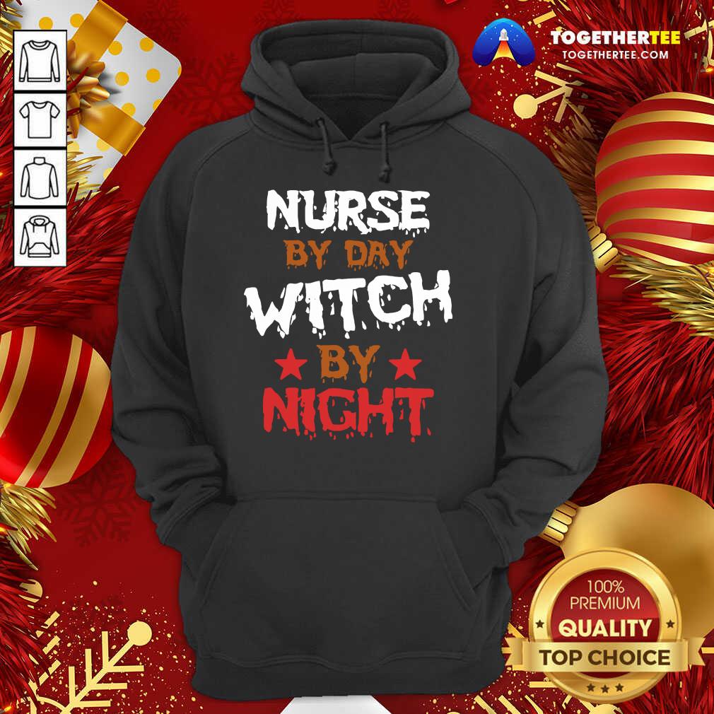 Nurse By Day Witch By Night Halloween Hoodie - Design By Togethertee.com Nurse By Day Witch By Night Halloween Hoodie - Design By Togethertee.com