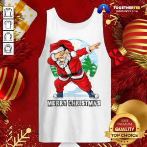 Santa Claus Dabbing Dance Cute Tank Top - Design By Togethertee.com