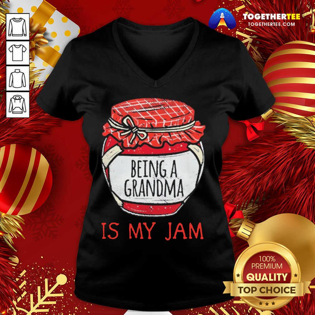 Grandma Being A Grandma Meme Quote V-neck - Design By Togethertee.com Grandma Being A Grandma Meme Quote V-neck - Design By Togethertee.com