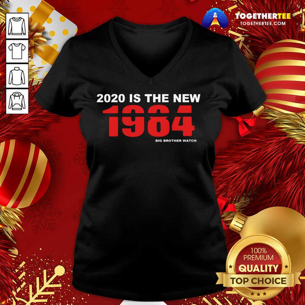2020 Is The New 1984 Big Brother Watch V-neck - Design By Togethertee.com 2020 Is The New 1984 Big Brother Watch V-neck - Design By Togethertee.com