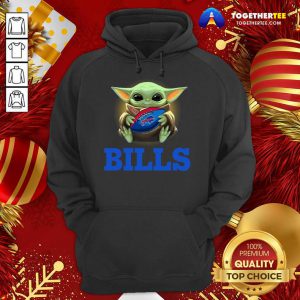 Baby Yoda Hug Buffalo Bills Hoodie - Design By Togethertee.com