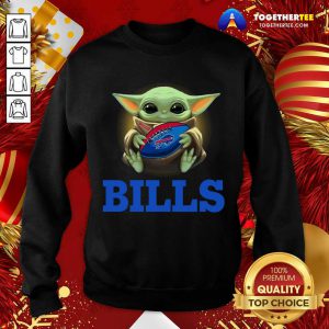 Baby Yoda Hug Buffalo Bills Sweatshirt - Design By Togethertee.com