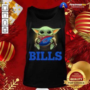 Baby Yoda Hug Buffalo Bills Tank Top - Design By Togethertee.com