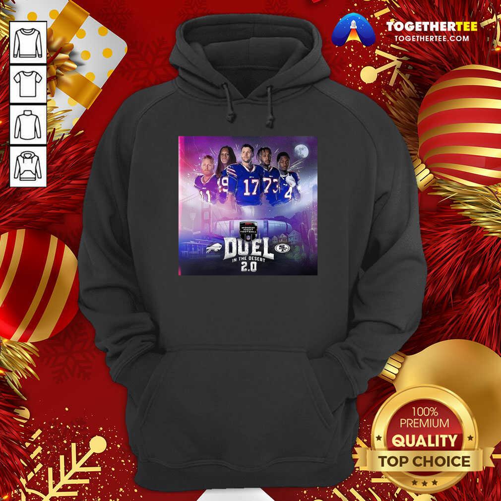 Buffalo Bills Monday Night Football Duel In The Desert 2.0 Hoodie - Design By Togethertee.com Buffalo Bills Monday Night Football Duel In The Desert 2.0 Hoodie - Design By Togethertee.com
