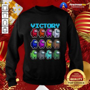 Imposter Among Us Victory Sweatshirt - Design By Togethertee.com