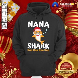 Cute Nana Shark Christmas Mommy Shark Daddy Shark Hoodie - Design By Togethertee.com