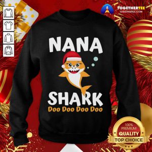 Nana Shark Christmas Mommy Shark Daddy Shark Sweatshirt - Design By Togethertee.com