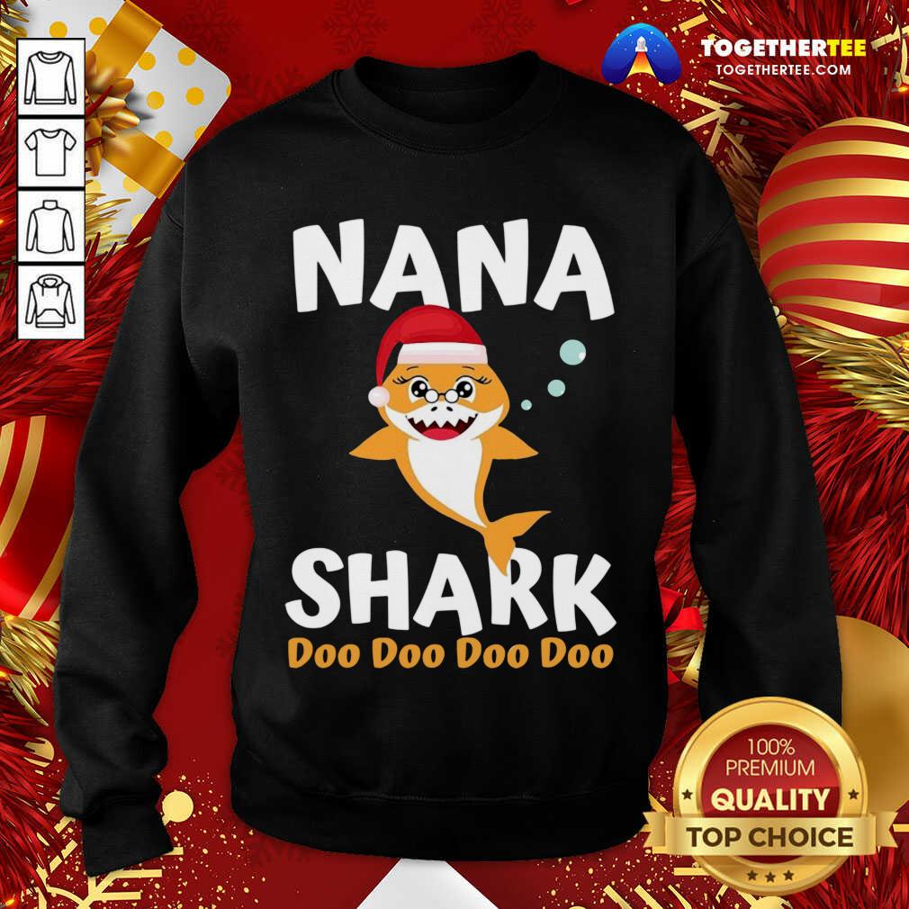 Nana Shark Christmas Mommy Shark Daddy Shark Sweatshirt - Design By Togethertee.com Nana Shark Christmas Mommy Shark Daddy Shark Sweatshirt - Design By Togethertee.com