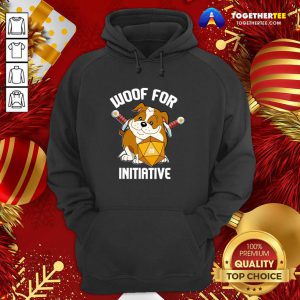 Woof For Initiative Bulldog D20 Hoodie - Design By Togethertee.com