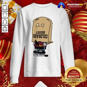 Colorado Hockey Bag Of Shame Sweatshirt - Design By Togethertee.com