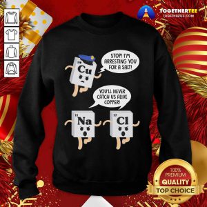 Cu Stop I’m Arresting You For A Salt Na You’ll Never Catch Us Alive Copper Cl Sweatshirt - Design By Togethertee.com