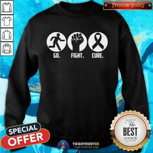 Go Fight Cure Breast Cancer Awareness Month Sweatshirt - Design By Togethertee.com