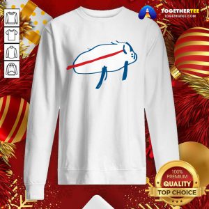 Josh Allen Buffalo Die Cut Vinyl Decal Sweatshirt - Design By Togethertee.com