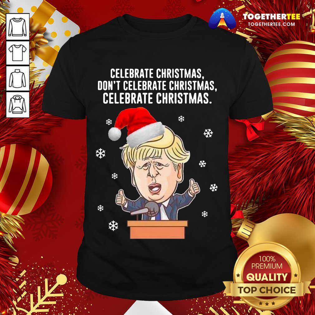 funny-santa-donald-trump-celebrate-christmas-shirt Santa Donald Trump Celebrate Christmas Don’t Celebrate Christmas Celebrate Christmas Shirt - Design By Togethertee.com