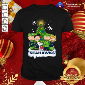 Snoopy The Peanuts Seattle Seahawks Christmas Shirt - Design By Togethertee.com