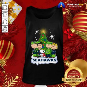 Snoopy The Peanuts Seattle Seahawks Christmas Tank Top - Design By Togethertee.com