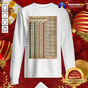 Tarot Cheat Sheet Sweatshirt - Design By Togethertee.com
