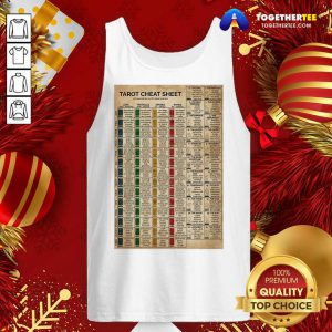 Tarot Cheat Sheet Tank Top - Design By Togethertee.com