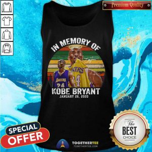 In Memory Of Kobe Bryant January 26 2020 Vintage Tank Top - Design By Togethertee.com