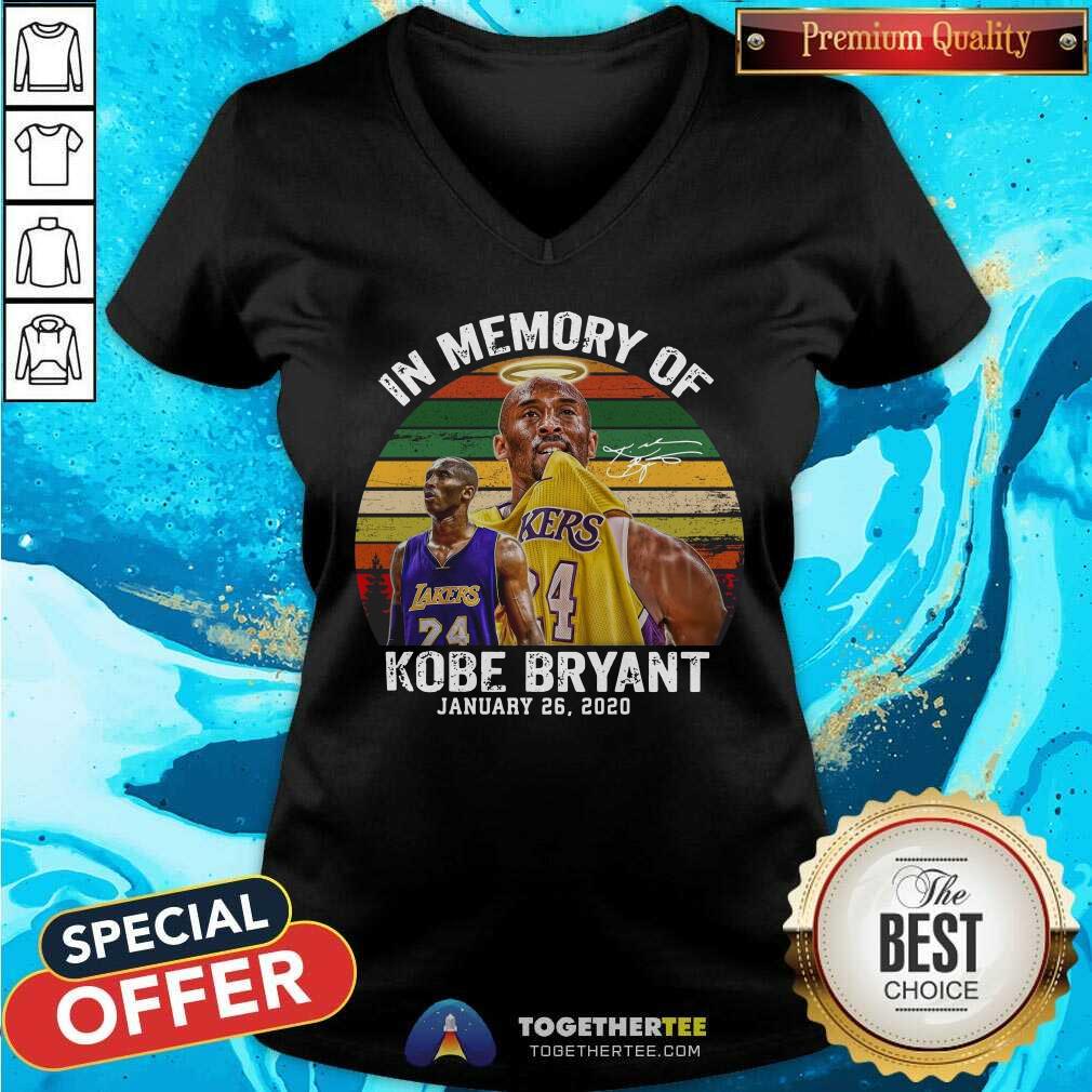 In Memory Of Kobe Bryant January 26 2020 Vintage V-neck - Design By Togethertee.com In Memory Of Kobe Bryant January 26 2020 Vintage V-neck - Design By Togethertee.com