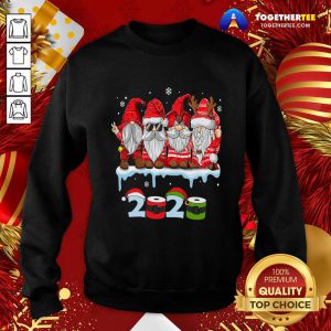 Merry Christmas Gnomes Wear Mask 2020 Quarantine Xmas Sweatshirt - Design By Togethertee.com