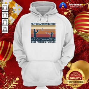 Softball Father And Daughter Best Friends For Life Vintage Hoodie - Design By Togethertee.com