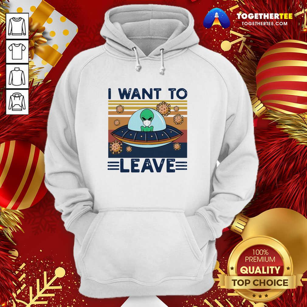 UFO Alien Face Mask I Want To Leave Vintage Retro Hoodie - Design By Togethertee.com UFO Alien Face Mask I Want To Leave Vintage Retro Hoodie - Design By Togethertee.com