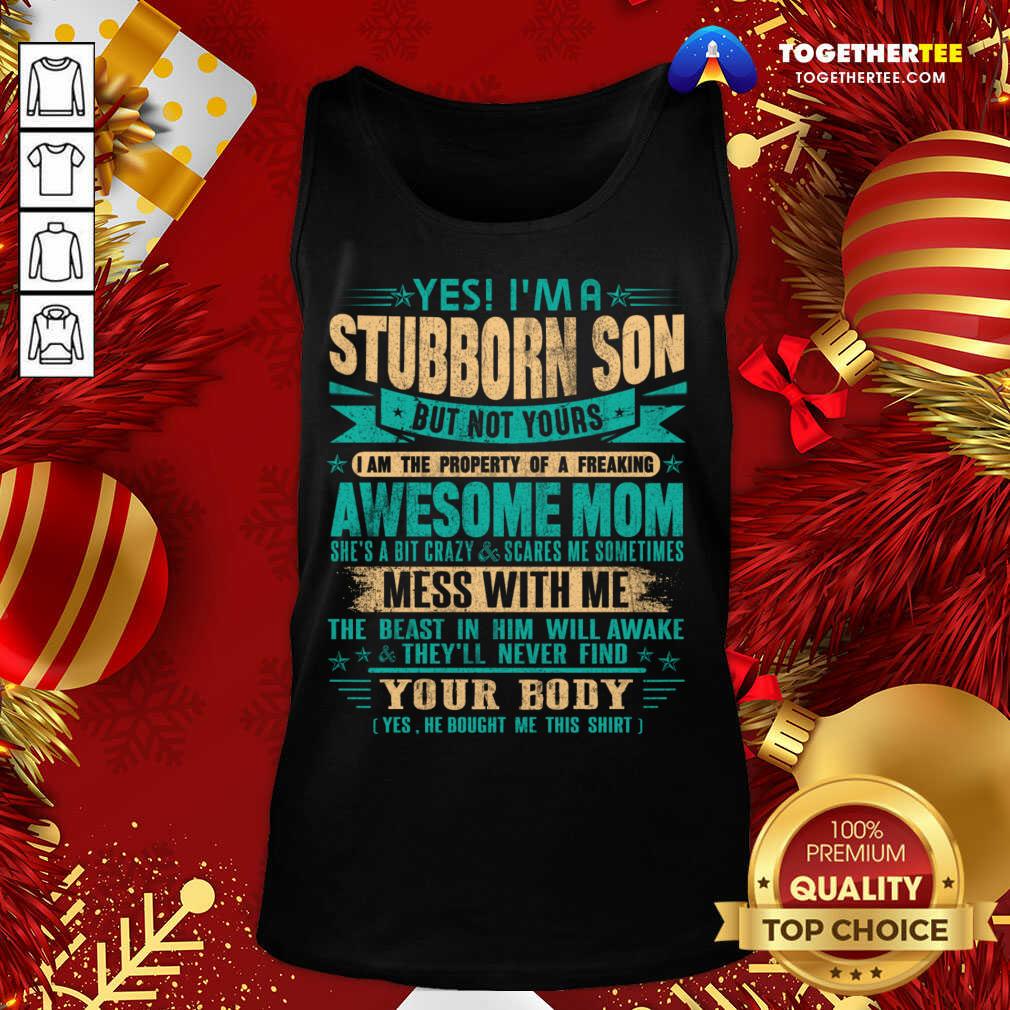Yes I'm Aspoiled Son Tank Top - Design By Togethertee.com Yes I'm Aspoiled Son Tank Top - Design By Togethertee.com
