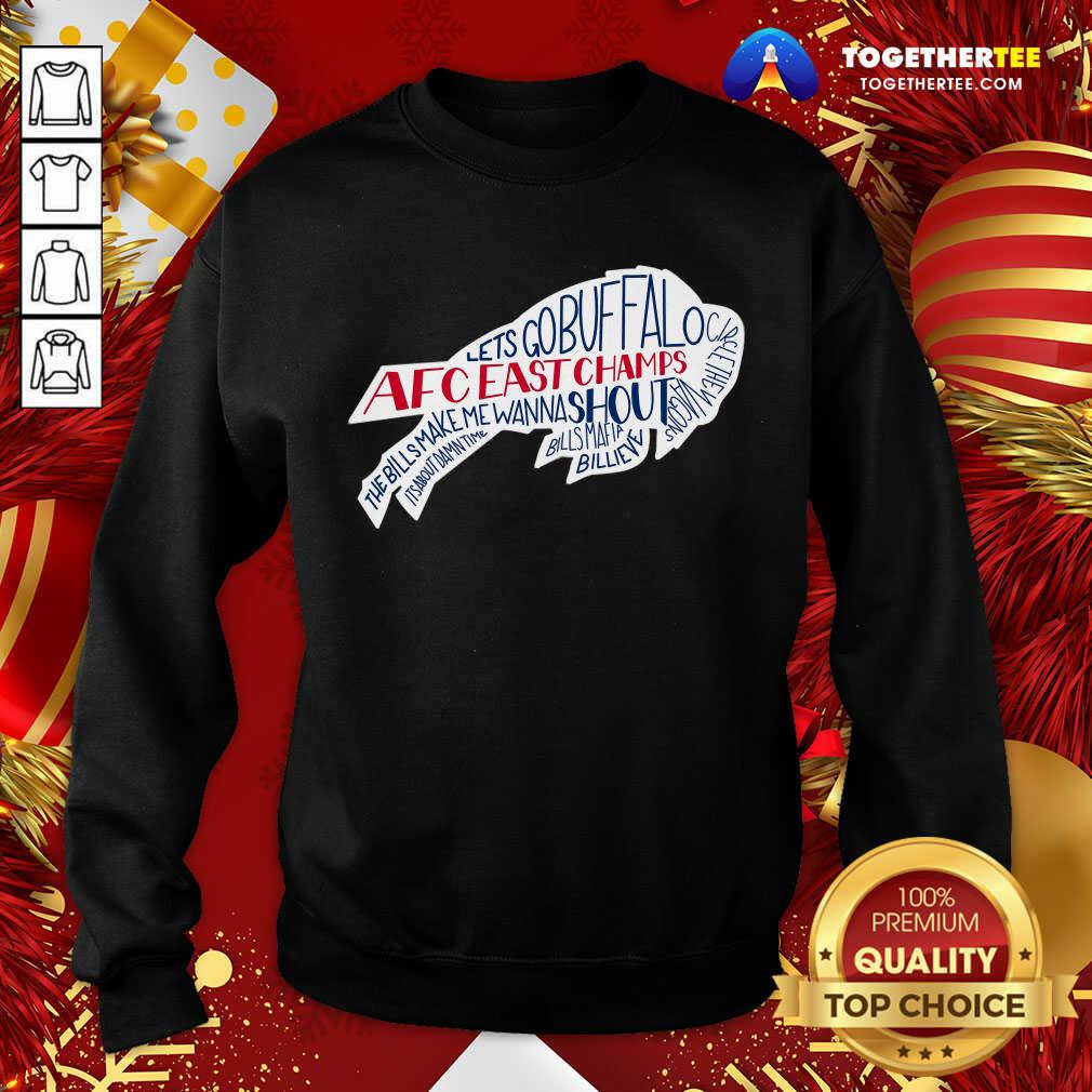 AFC East Champs Sweatshirt - Design By Togethertee.com AFC East Champs Sweatshirt - Design By Togethertee.com
