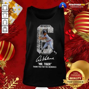 Albert William Kaline Mr Tiger Thank You For The Memories Tank Top - Design By Togethertee.com