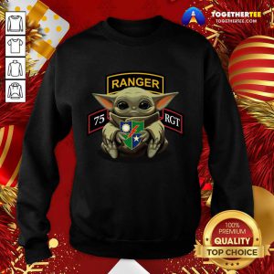 Baby Yoda Hug 75th Ranger Regiment 2020 Sweatshirt - Design By Togethertee.com