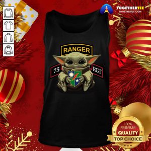 Baby Yoda Hug 75th Ranger Regiment 2020 Tank Top - Design By Togethertee.com