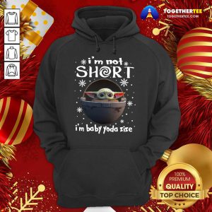 Baby Yoda I’m Not Short I’m Baby Yoda Size Christmas Hoodie - Design By Togethertee.com