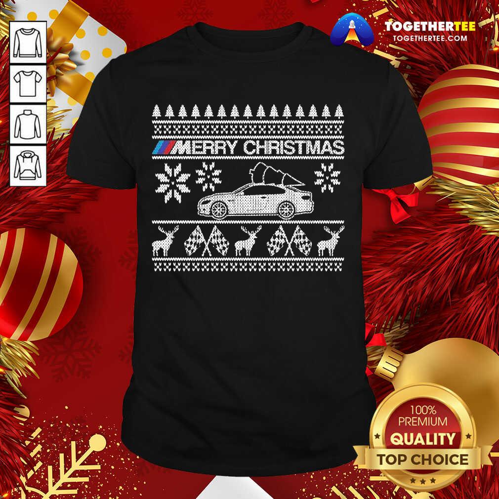 Great Car BMW M Merry Ugly Christmas Shirt Car BMW M Merry Ugly Christmas Shirt - Design By Togethertee.com