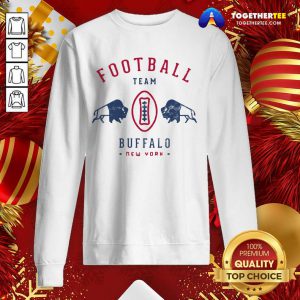 Cool Modern Buffalo Bills Retro Team Crest Sweatshirt - Design By Togethertee.com