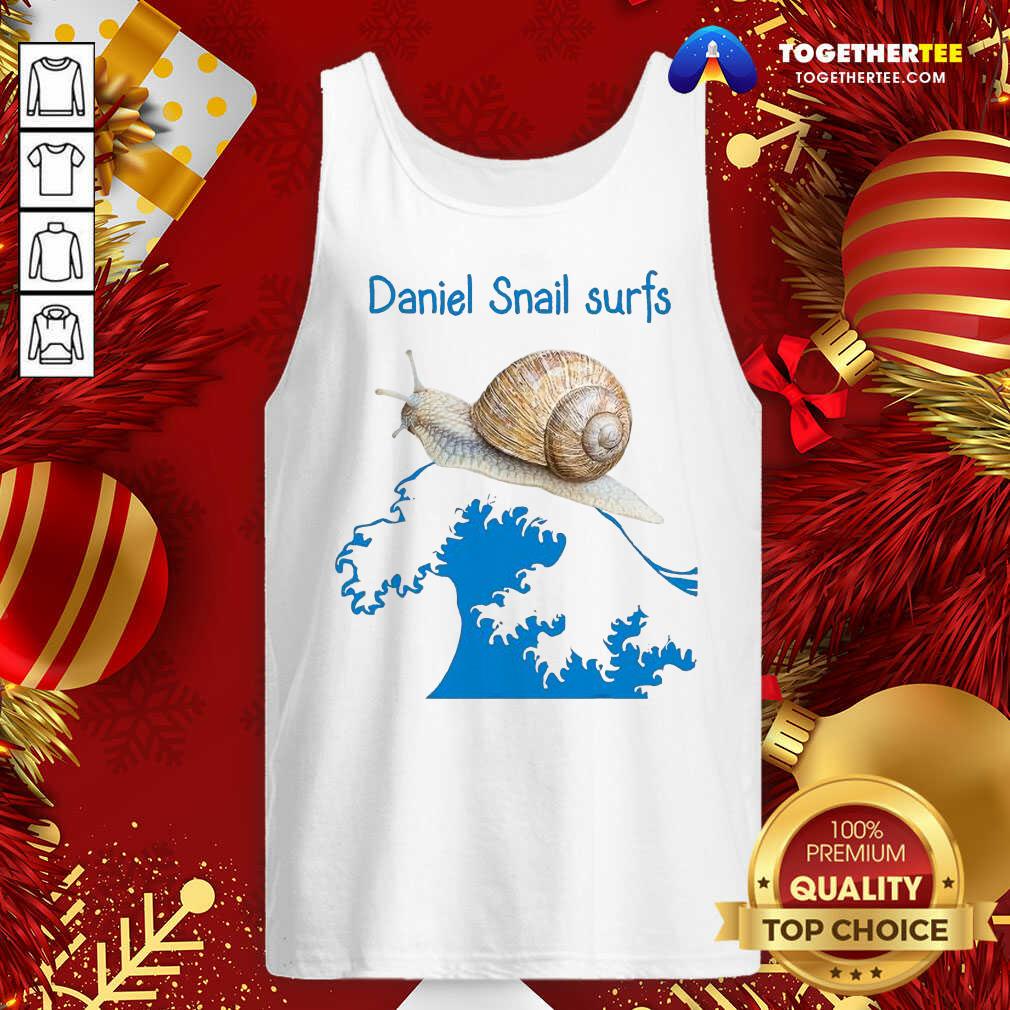 Daniel Snail Surfs Cute Snail Surfer Dude Tank Top - Design By Togethertee.com Daniel Snail Surfs Cute Snail Surfer Dude Tank Top - Design By Togethertee.com
